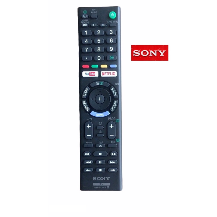 REMOTE ĐIỀU KHIỂN TIVI SONY RMF-TX300E-TẶNG KÈM PIN -ĐIỀU KHIỂN TIVI SONY RMF TX300E