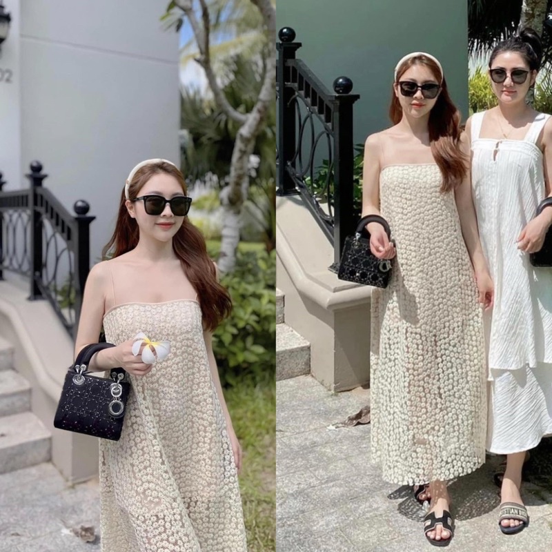 Váy 2s ren hoa nhí