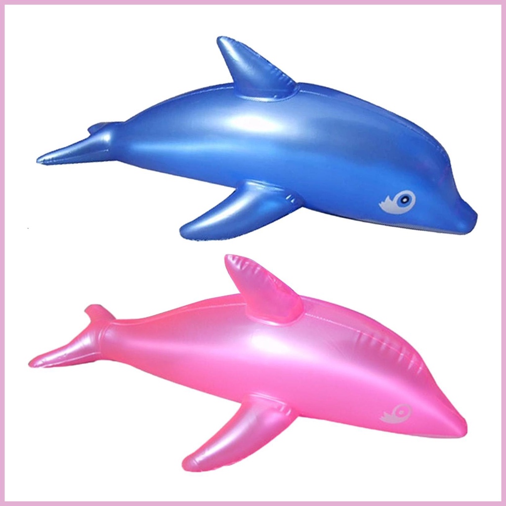 Phao Bơi Bơm Hơi Hình Cá Heo Nhiều Màu Sắc