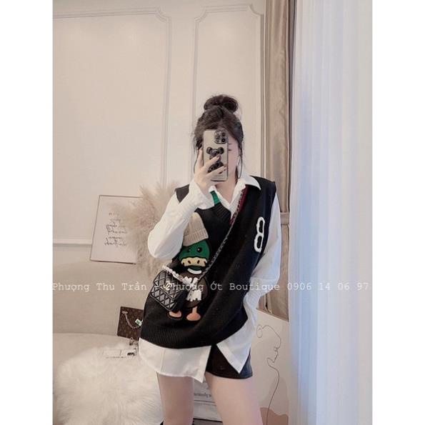 ÁO GHILE LEN HÌNH CON VỊT CHO NỮ - 2 màu