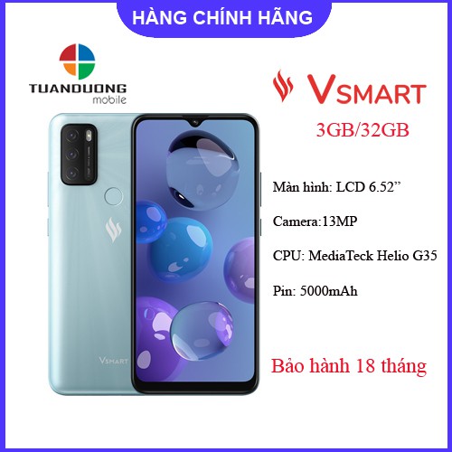 Điện thoại Vsmart Star 5 (4GB/64GB)   Hàng Mơi Nguyên Hộp -  Bảo Hành Chính Hãng