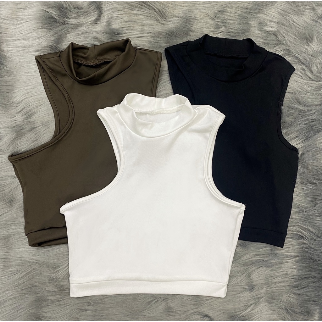 Áo croptop khoét ngực sexy, áo thun nữ sát nách, áo croptop body sexy