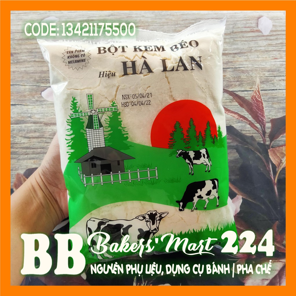 GÓI TRẮNG - Bột kem béo HA LAN Bích Cơ gói Trắng - 500gr