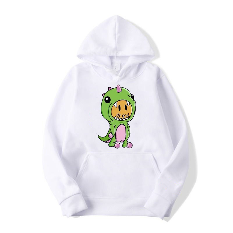 Áo Hoodie DR House Khủng Long , Áo Hoodie unisex nam nữ form rộng oversize Nỉ bông