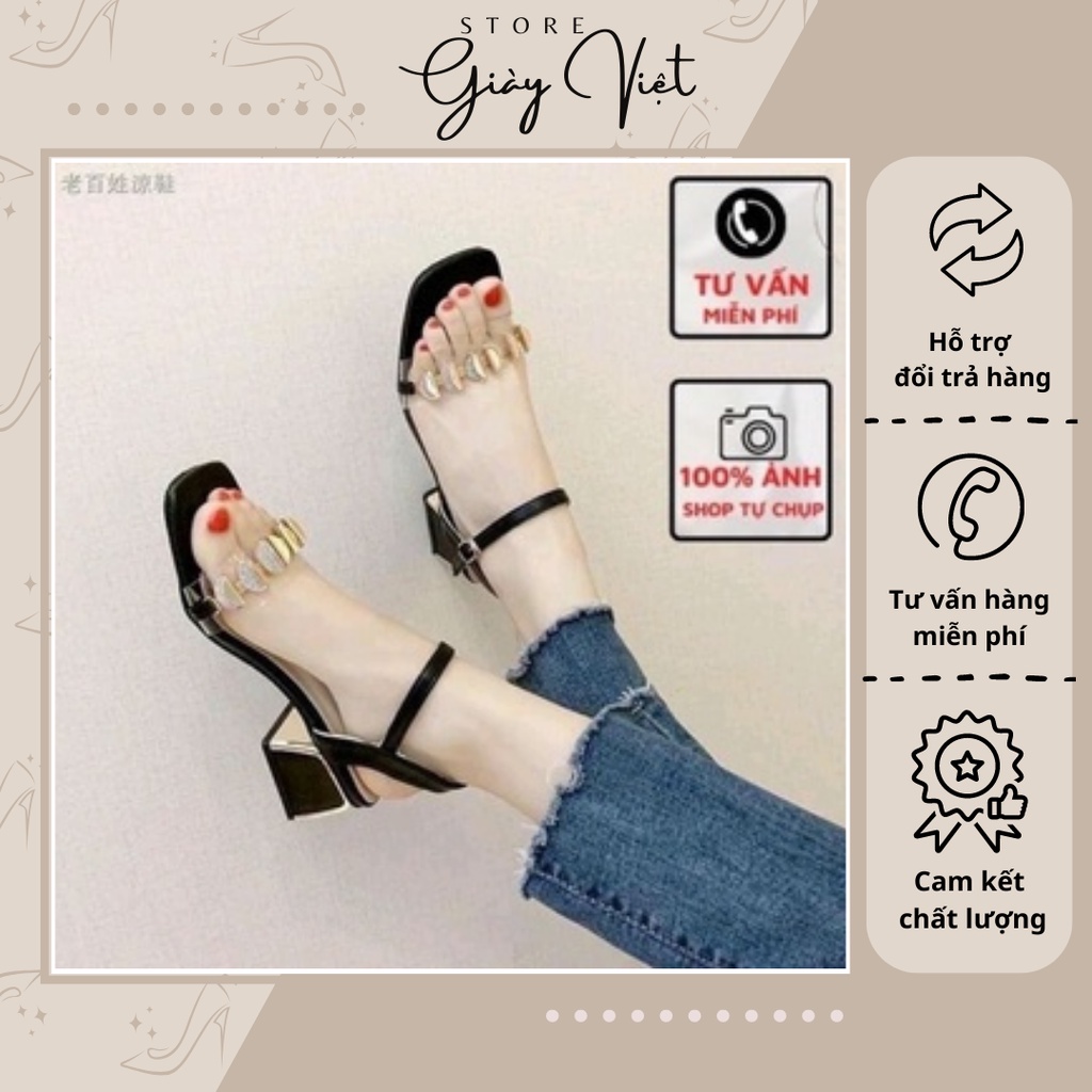 Sandal mặt trăng gót 5p siêu xinh siêu hót