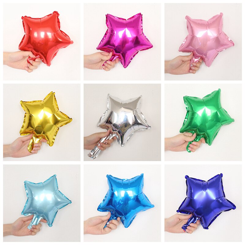 20 Bong Bóng 5 Inch Hình Ngôi Sao Trái Tim Dùng Trang Trí Tiệc