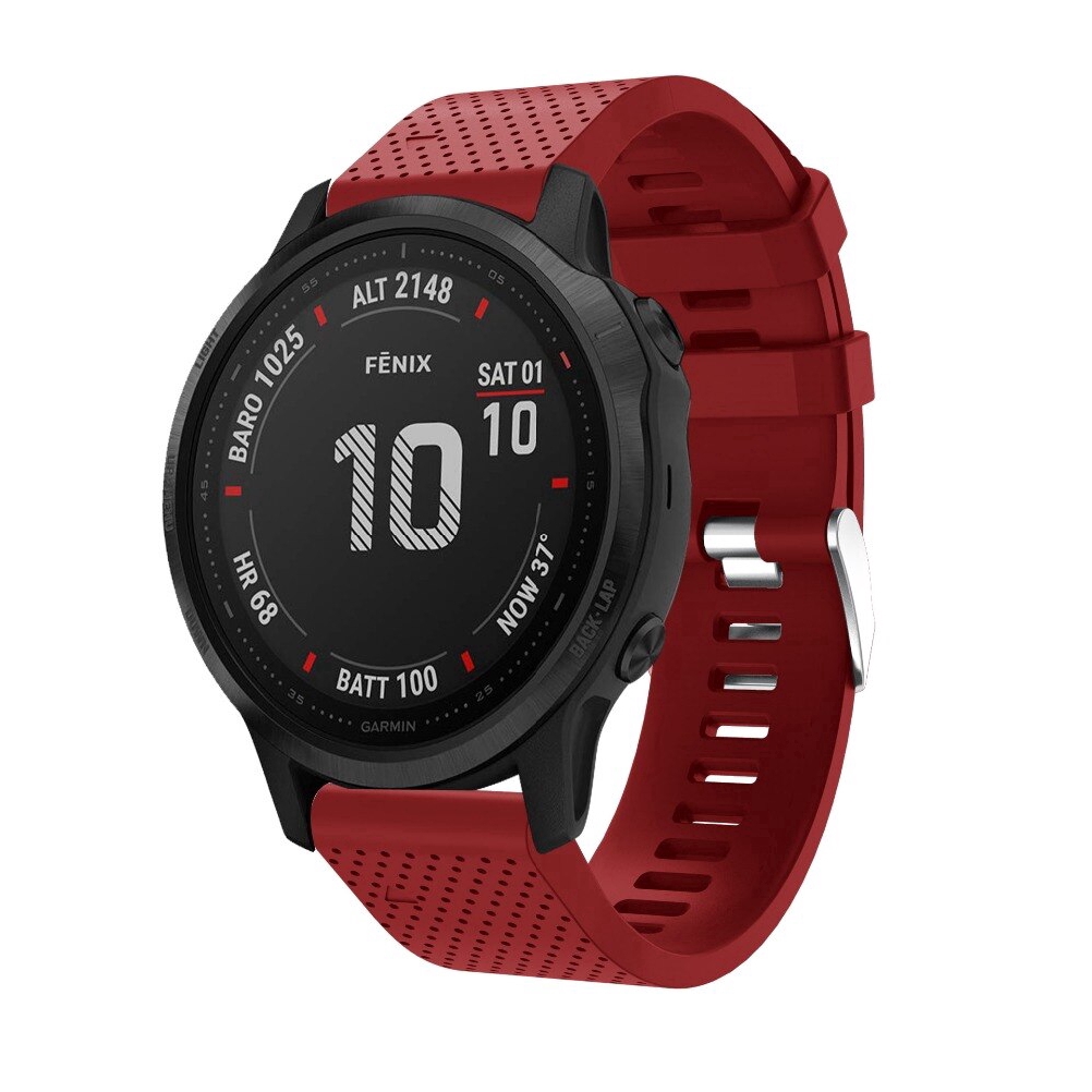 Dây đeo đồng hồ 20mm bằng silicone cho đồng hồ thông minh Garmin Fenix 6s 5s 5sPlus