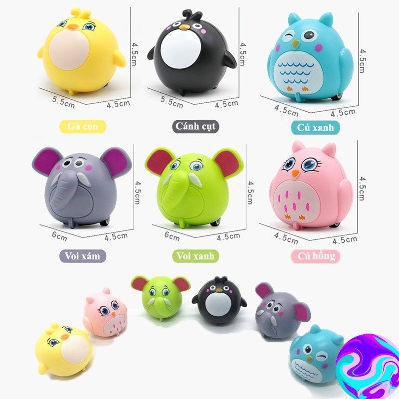 Động Vật Mini Siêu Đáng Yêu Chạy Cót/Đà