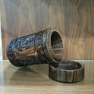 Hộp chè gỗ Mun