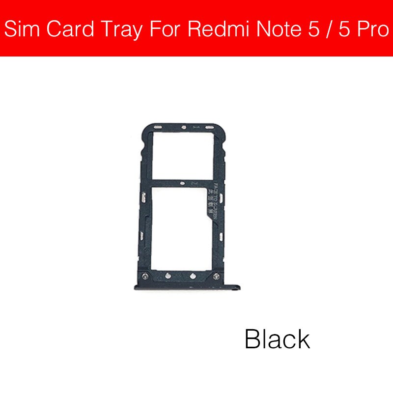 Khay Đựng Thẻ Sim Thay Thế Cho Xiaomi Redmi Hongmi Red Rice Note 5 5a 5 Pro