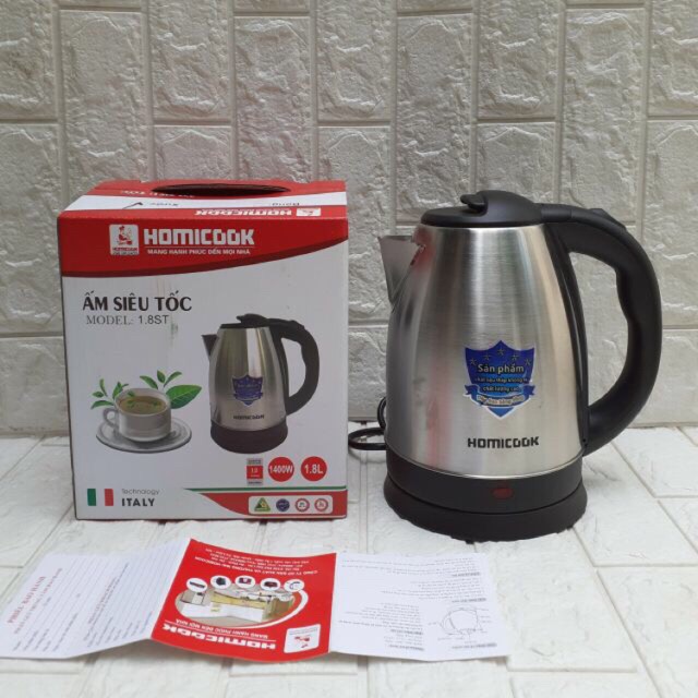Ấm siêu tốc 1.8l Homicook