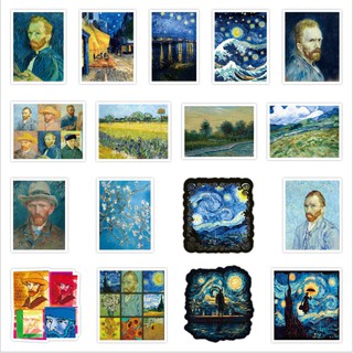 Van Gogh Stickers Miếng Dán Chống nước