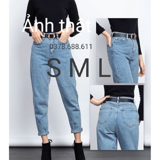 [Ảnh thật-bao chất luôn] Quần jeans baggy trơn,trẻ,co giãn nhẹ,màu phong cách