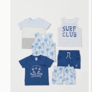 [Authentic] Set bộ đồ HM bé trai