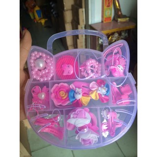 Bộ nơ kẹp tóc Kitty