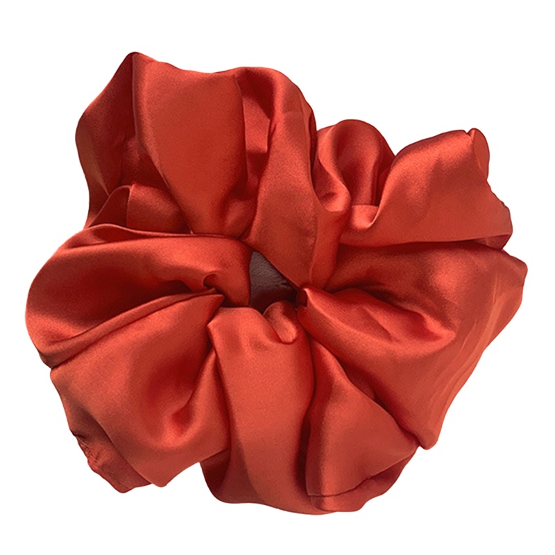 Dây Buộc Tóc Vải Satin Co Giãn Mềm Mại Màu Trơn Sang Trọng Cho Nữ YOUYO