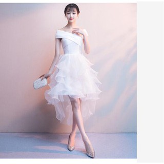 Đầm cocktail dạ hội phối lưới thanh lịch