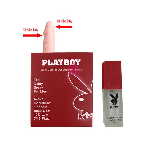 Xịt chống xuất tinh sớm PLAYBOY.  Bí mật sản phẩm khi gửi