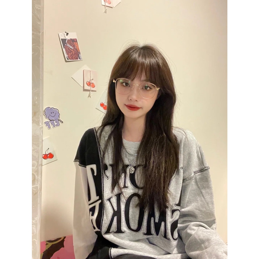 Áo thun tay dài in chữ thời trang Hàn Quốc | BigBuy360 - bigbuy360.vn