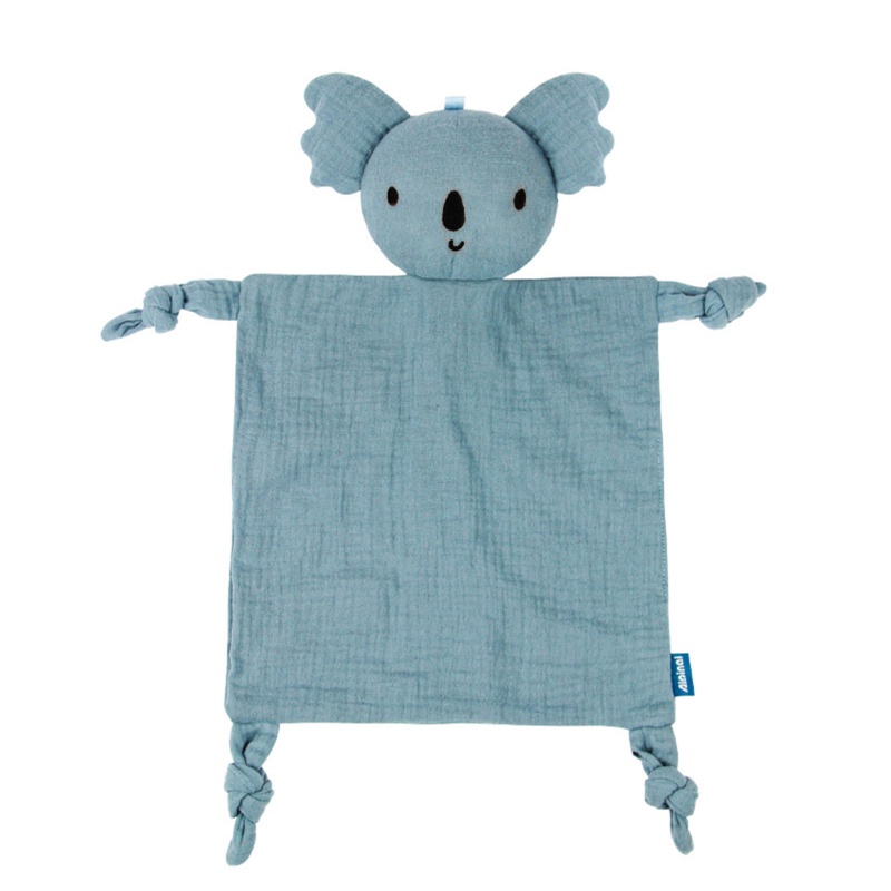 Chăn Cotton Gạc Mềm Mại Hình Thú An Toàn Cho Búp Bê