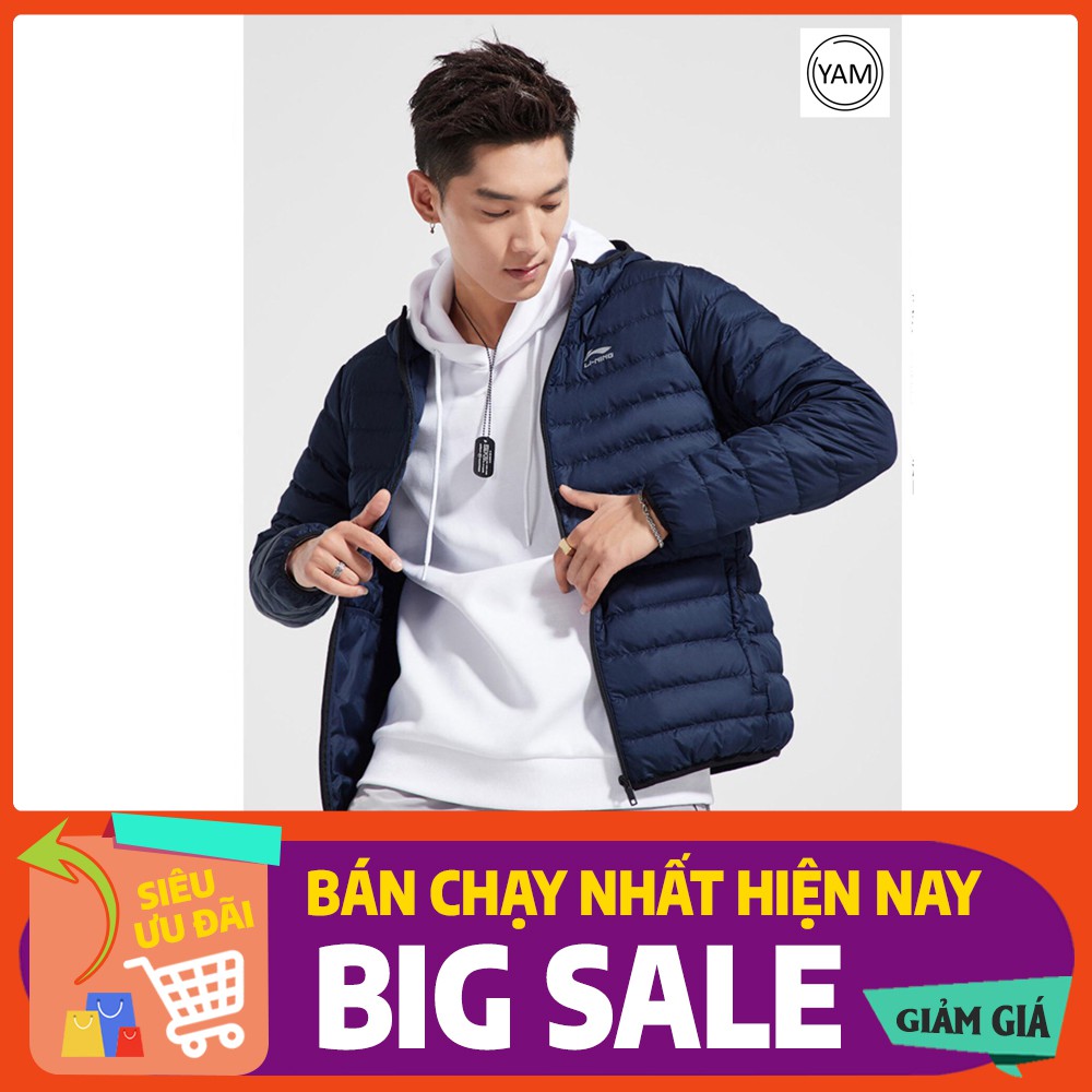 Áo Phao Nam Lining Lông Vũ Siêu Nhẹ Chính Hãng
