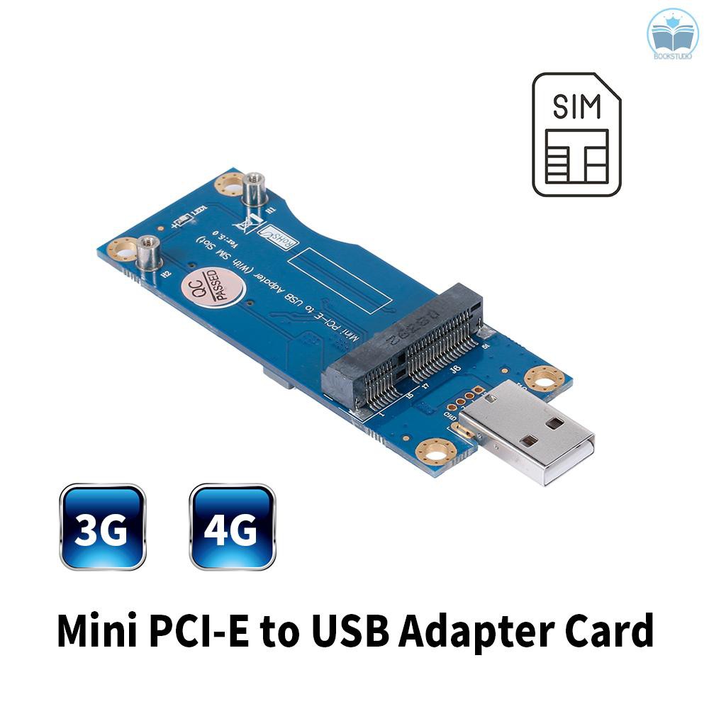 Card Chuyển Đổi Pci-E Sang Usb 3g / 4g Với Khe Cắm Sim