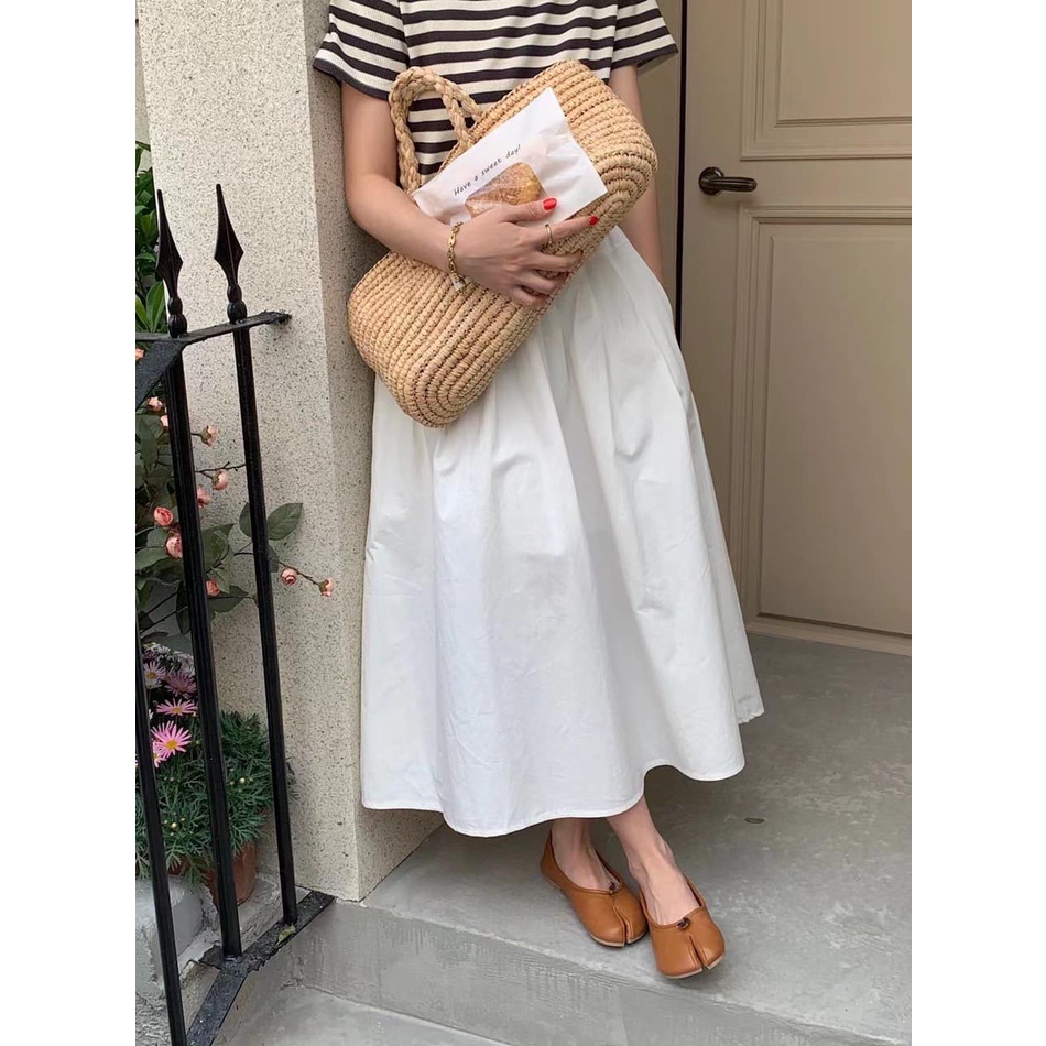 CHÂN VÁY KAKI TRƠN