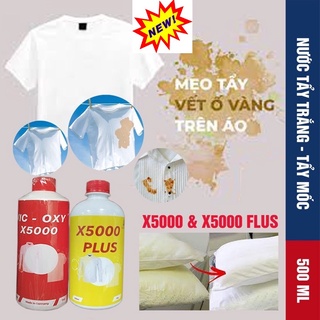 💥 có bán sỉ 💥 nước thuốc tẩy trắng x5000 plus , mốc quần áo – không làm mỏng vải quần áo - hàng chính hãng