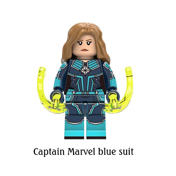 Minifigure nhân vật siêu anh hùng Captain Marvel