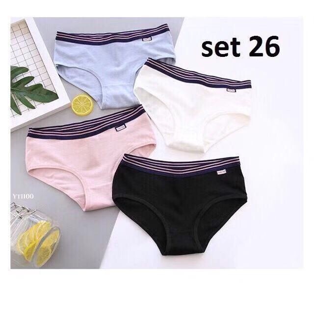 Sét 4 quần lót cotton MS 26