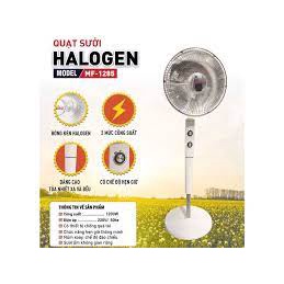 Quạt sưởi Halogen Saiko MF-1285 - 1000W, Công nghệ sưởi carbon, Tự động ngắt khi quá tải nhiệt