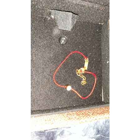 Vòng Tay chỉ đỏ kim vàng Thai Lan 18.K Kèm Hộp Nhung Xịn [Có tri chu theo ten+N