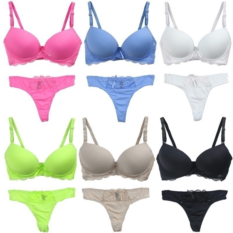 Bộ đồ nội y nhiều màu trơn gợi cảm xinh xắn