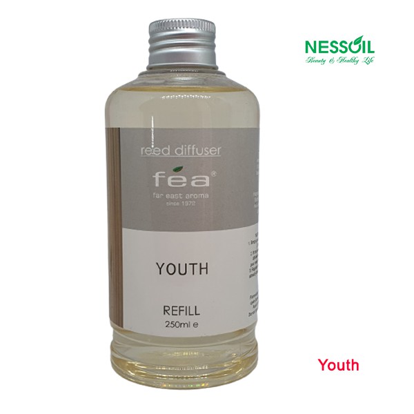 Tinh dầu Refill (thay thế, bổ sung) 250ml, Fea hương Youth, dùng cắm que khuếch tán, rót vào bộ cắm đã cạn tinh dầu