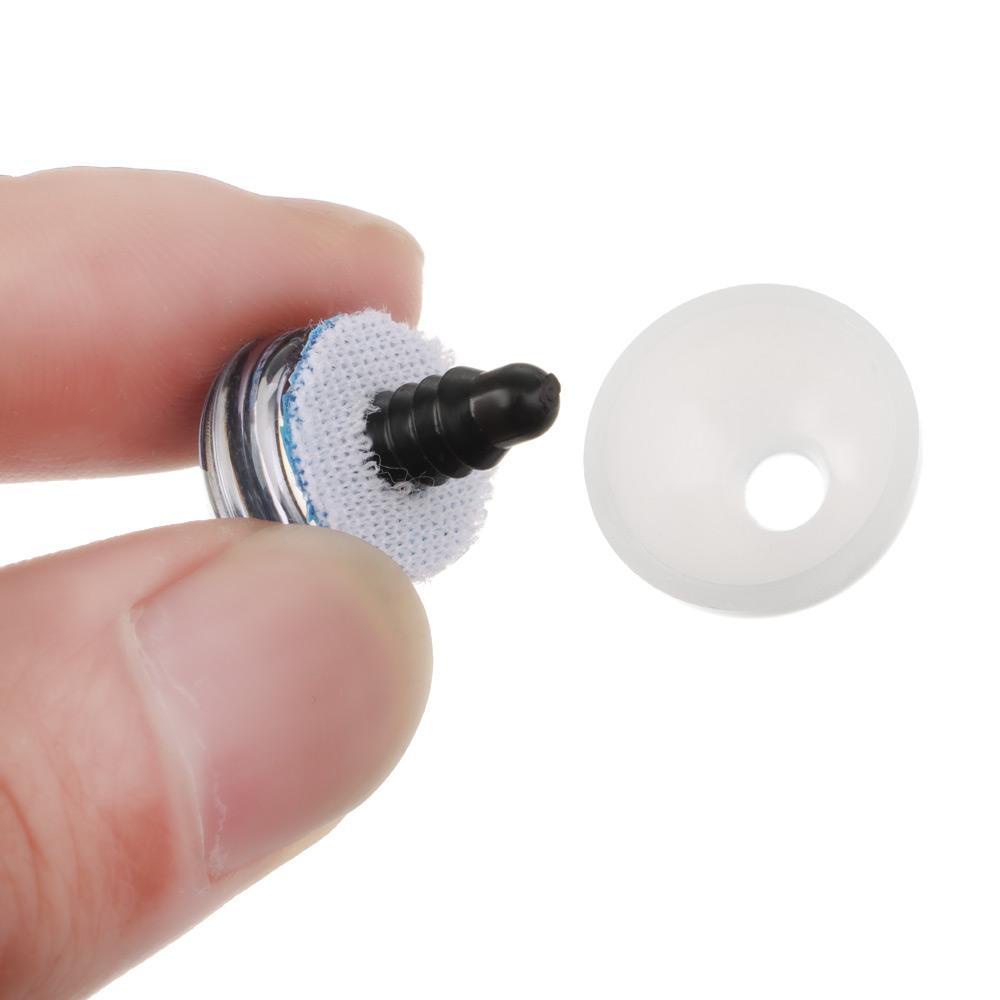 Vòng Đệm Mắt 3D 14 / 16 / 18 / 20 / 25mm Bằng Nhựa Cứng Kèm Vòng Đệm Lông Mi