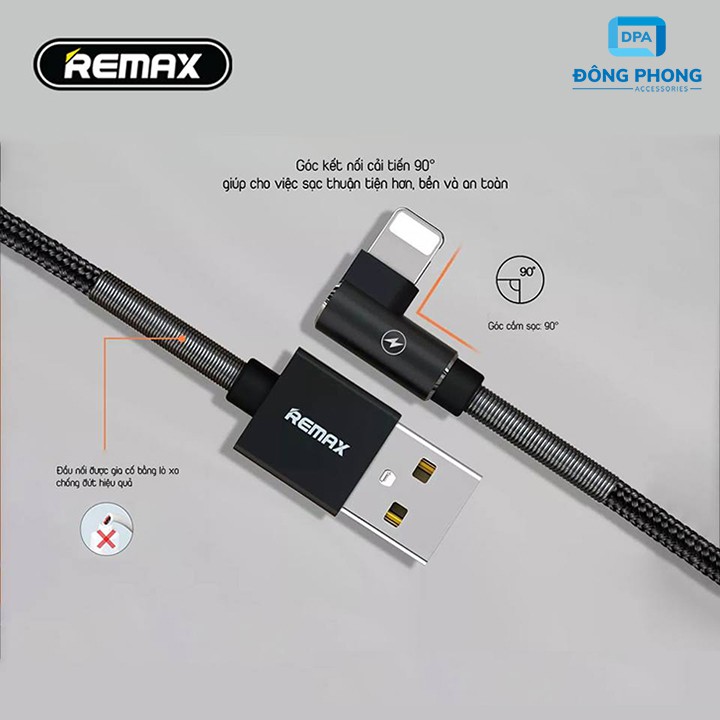 Cáp Sạc Nhanh Remax RC-119 (Lightning – micro USB – Type C)