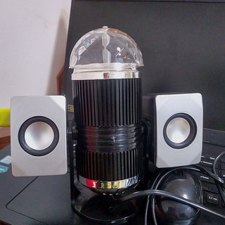 [ HÀNG ĐỘC ] Đèn sân khấu loa đôi tự động nháy theo nhạc SIÊU ĐẸP - SIÊU HOT