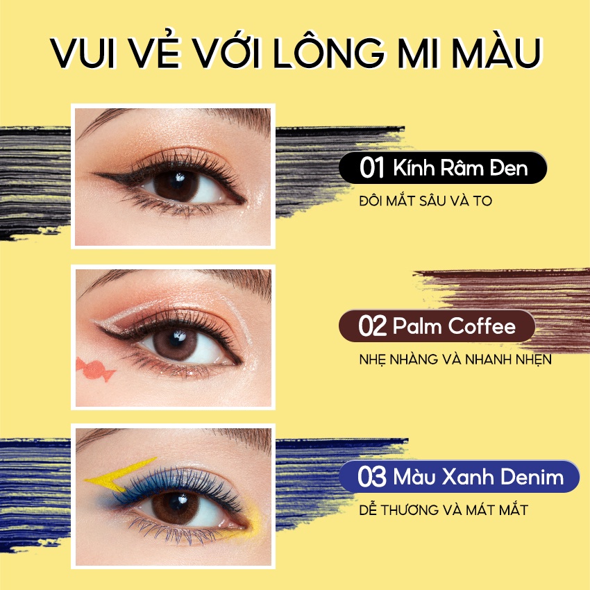 Carslan X Minions Pretty Eyes Mascara Waterproof Long-lasting Mascara 5g | BigBuy360 - bigbuy360.vn