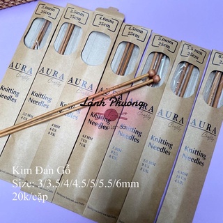 Kim Đan Gỗ Dài 25cm Size 3mm-10mm