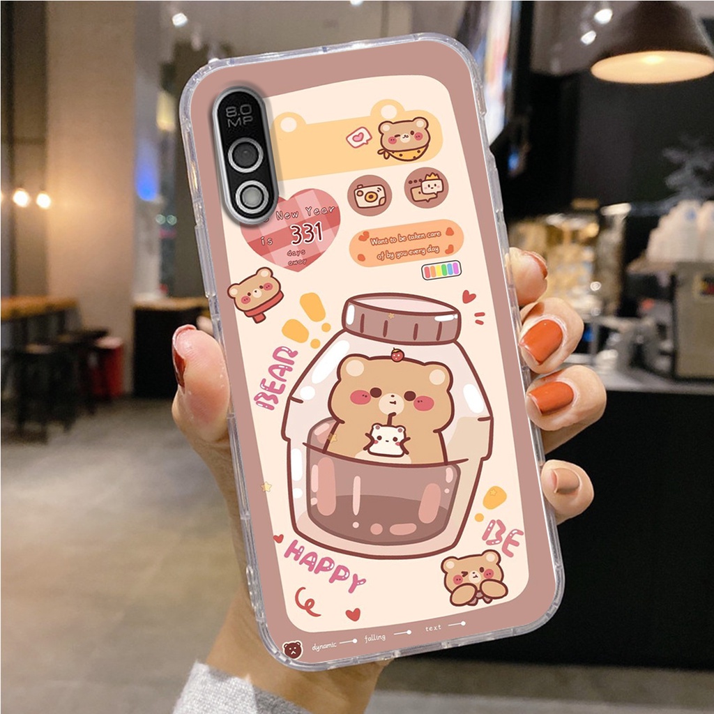 Ốp Lưng VSMART BEE - BEE 3 - LIVE - STAR , In Hình Gấu Cute, màu sắc bắt mắt.
