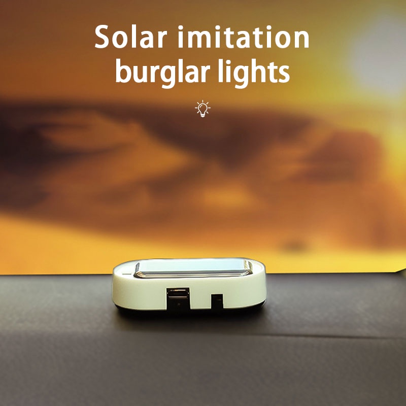 SEAMETAL Đèn LED Cảnh Báo Chống Trộm Không Dây Sử Dụng Năng Lượng Mặt Trời