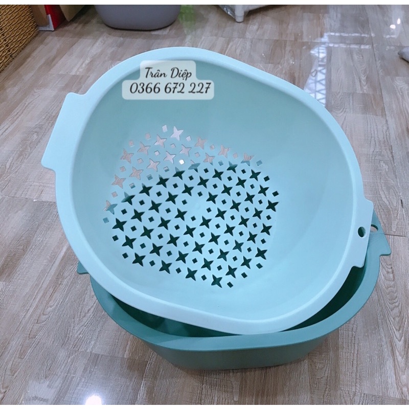 Thau rổ Cặp Oval nhiều màu