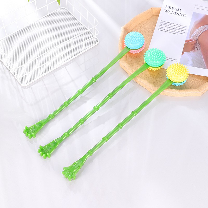 [FREESHIP] CÂY ĐẤM BÓP, GÃI LƯNG 2IN1 ĐỐT TRE NHỰA - GỖ HÌNH BÀN TAY