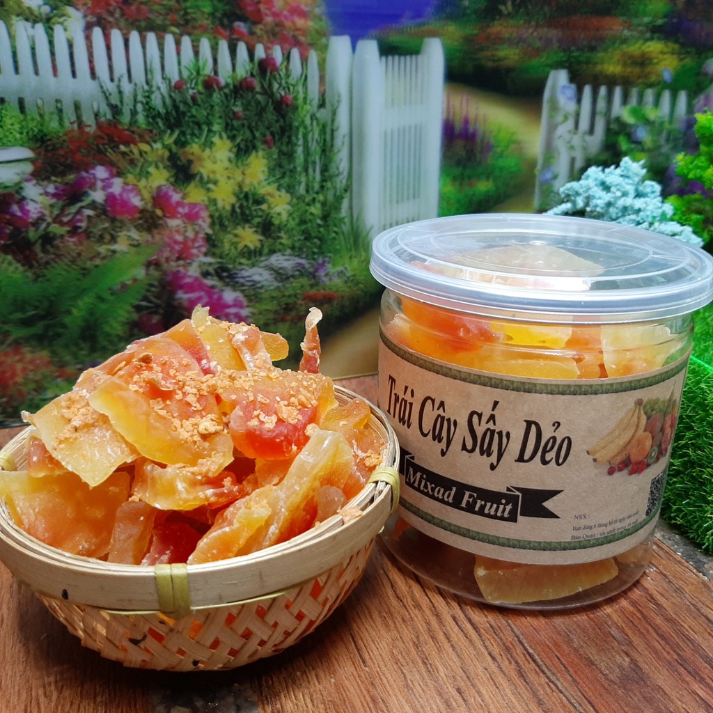 Đu Đủ Lắc Muối Ớt Chua Cay Sấy Dẻo Vị Chanh Dây