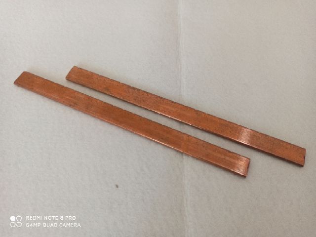 Thanh đồng đỏ 3mmx 15mm dài 15cm, 20cm.
