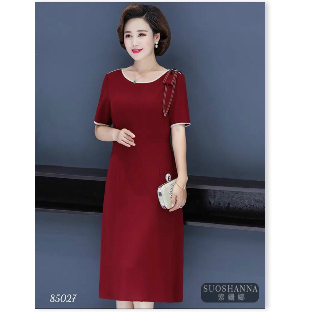 Đầm Suông Nữ Che Khuyết Điểm Thanh Lịch Sang Trọng Tôn Vẻ Đẹp Quý Phái