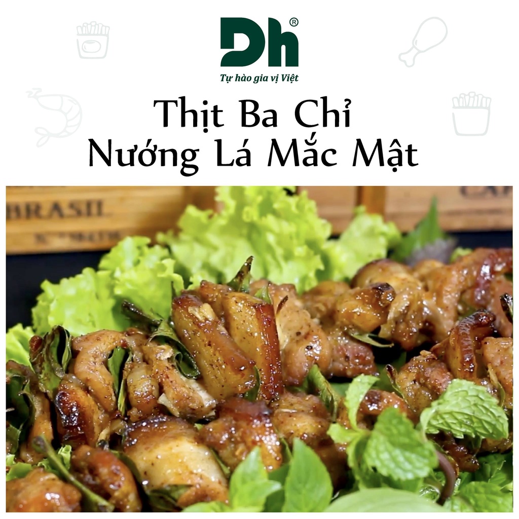 Sốt ướp thịt BBQ Dh Foods gia vị nước sốt nêm sẵn chế biến đồ nướng tiện lợi 200gr