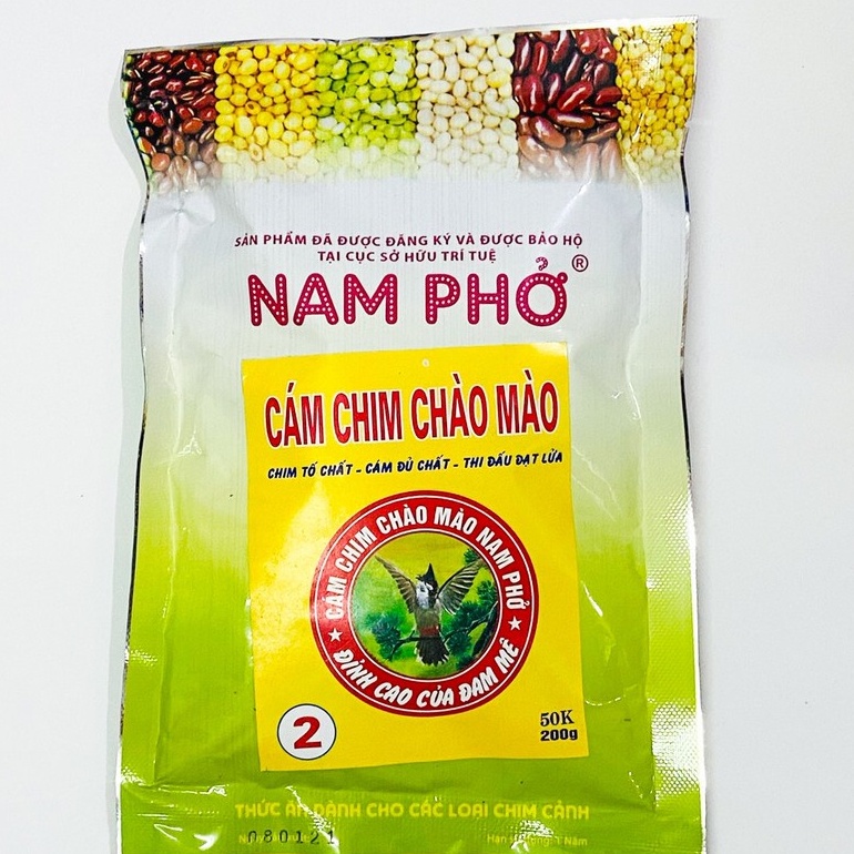 Cám chim chào mào Nam Phở Số 2 cám ăn thức ăn cho chim cao cấp giá rẻ CC38