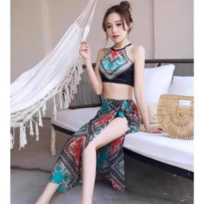 Bộ bikini nữ - Bộ đồ đi biển - Bộ đồ bơi nữ 3 chi tiết cực kì sang chảnh | BigBuy360 - bigbuy360.vn