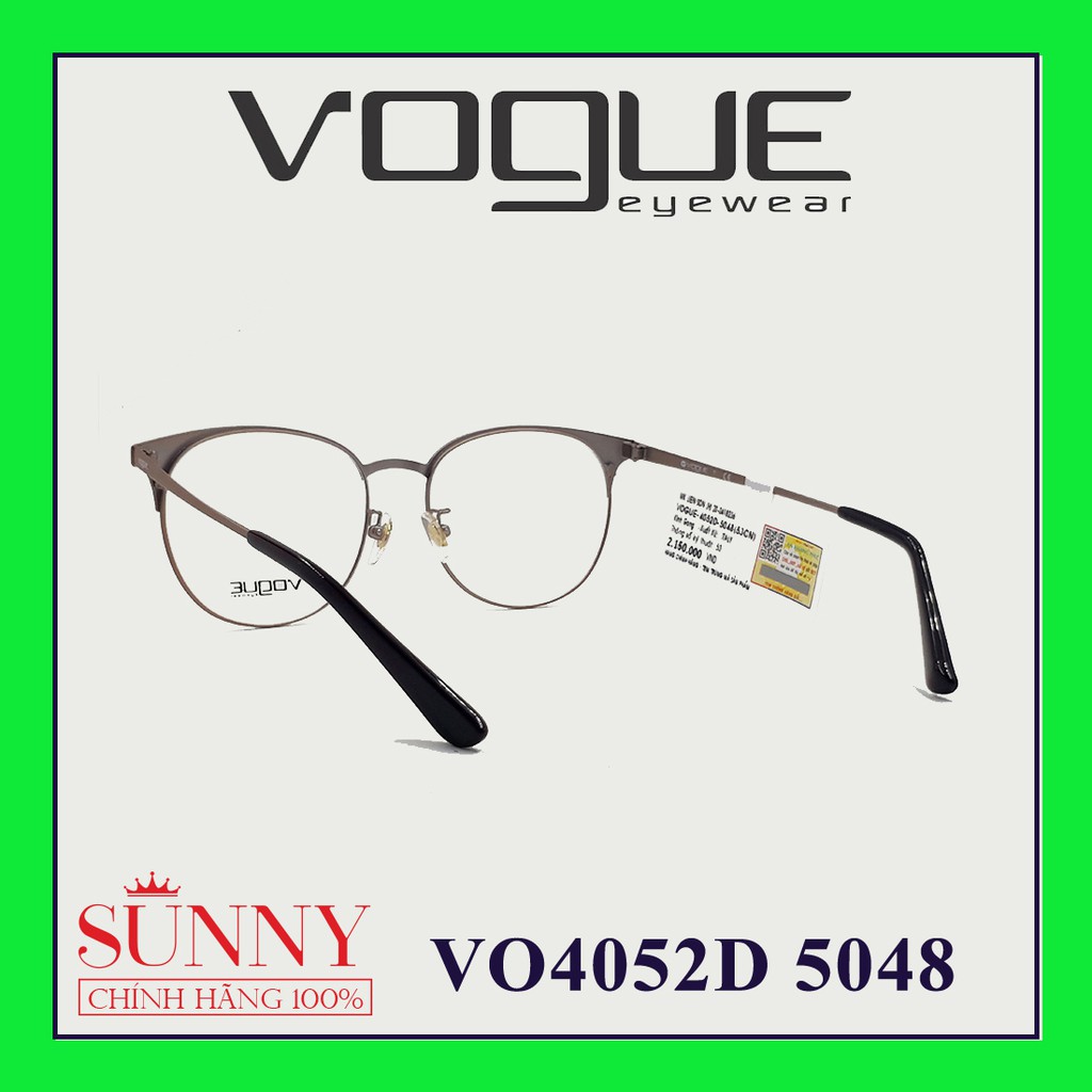 Gọng kính thời trang Vogue VO4052D chính hãng, thiết kế dễ đeo bảo vệ mắt